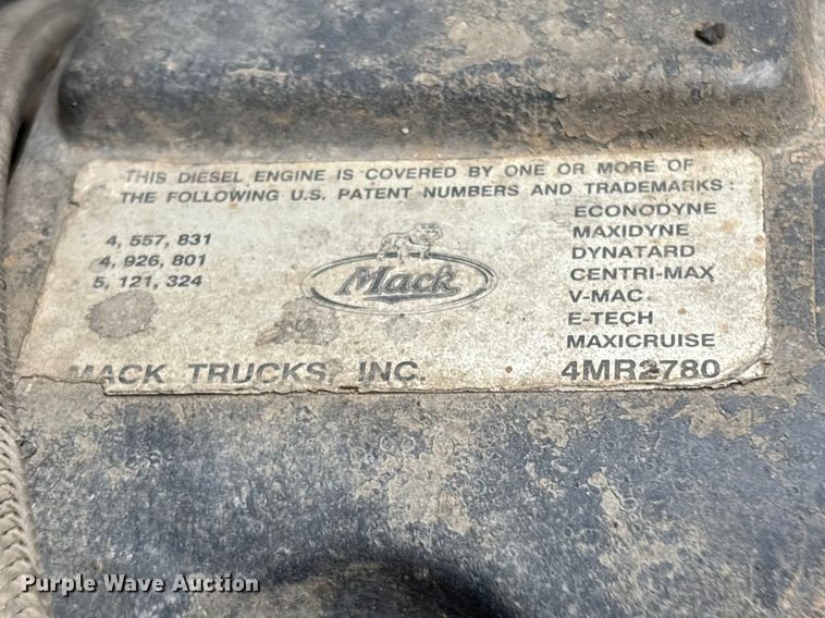 image for item EV2890 2004 Mack Granite dump truck