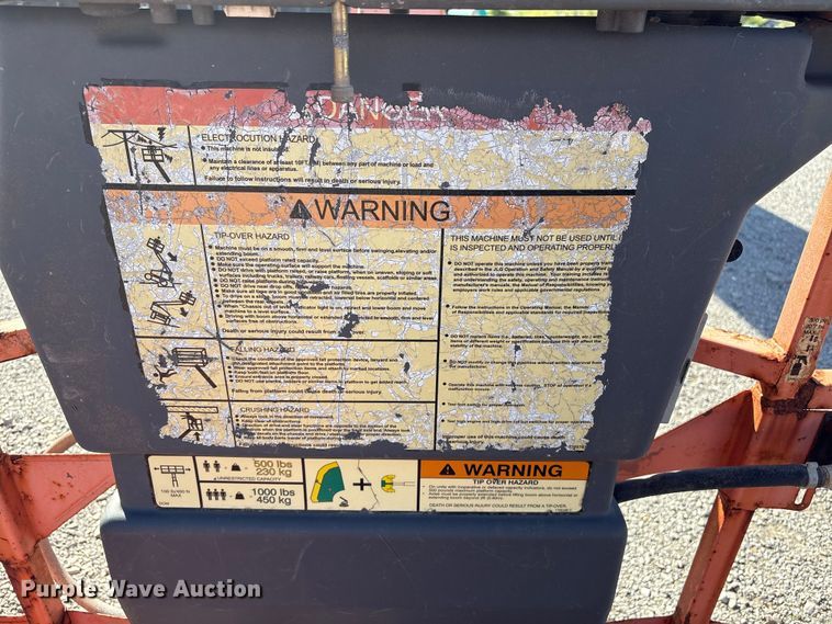 image for item EV2907 2003 JLG 1200SJP boom lift