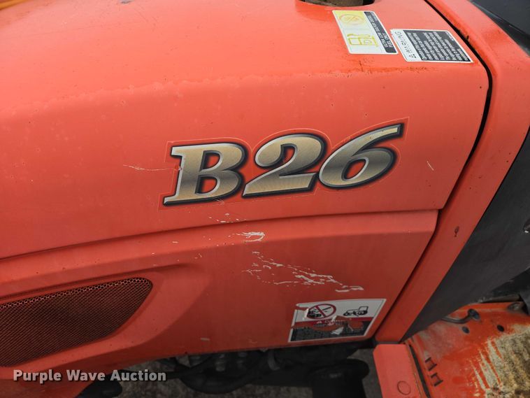 image for item EV5582 Kubota B26 HST backhoe