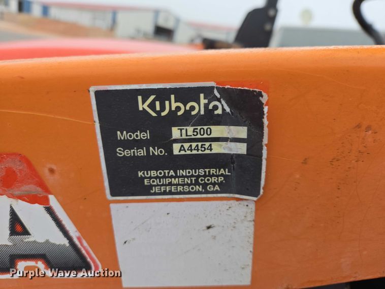 image for item EV5582 Kubota B26 HST backhoe