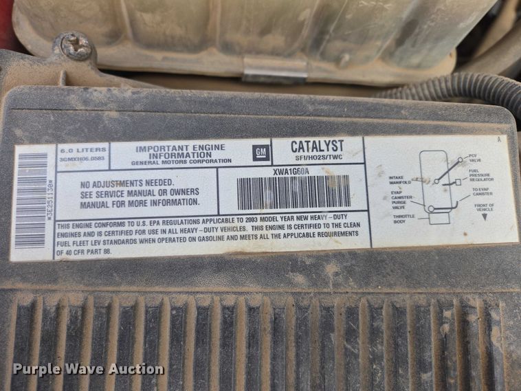 image for item EV5771 2003 Chevrolet Silverado Ext. Cab pickup truck