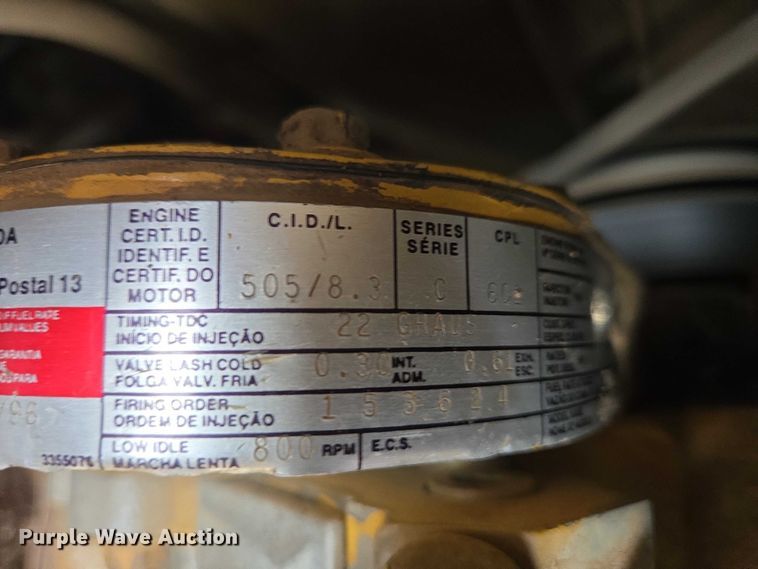 image for item EV5772 1996 Fiat Allis FG85A Series B motor grader