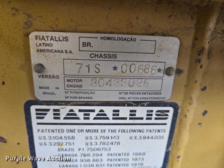 image for item EV5772 1996 Fiat Allis FG85A Series B motor grader