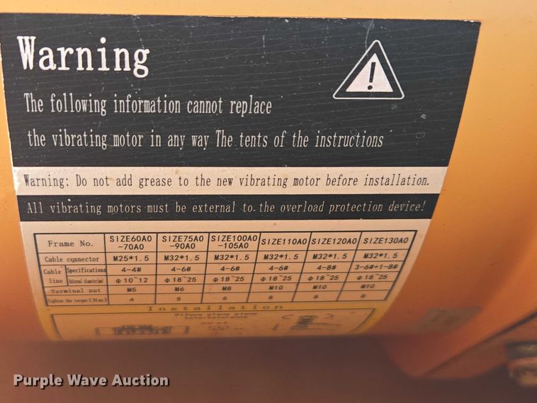 image for item EV5773 Paladin Industrial US70 vibratory screen