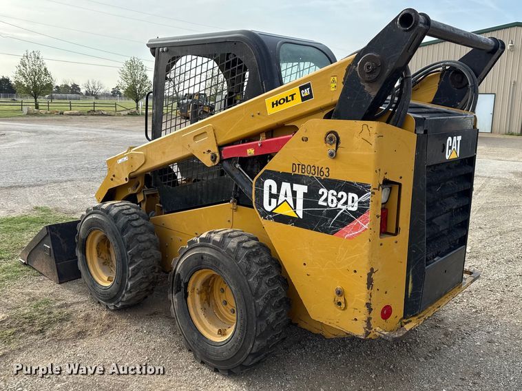 image for item EV7659 2015 Caterpillar 262D skid steer loader