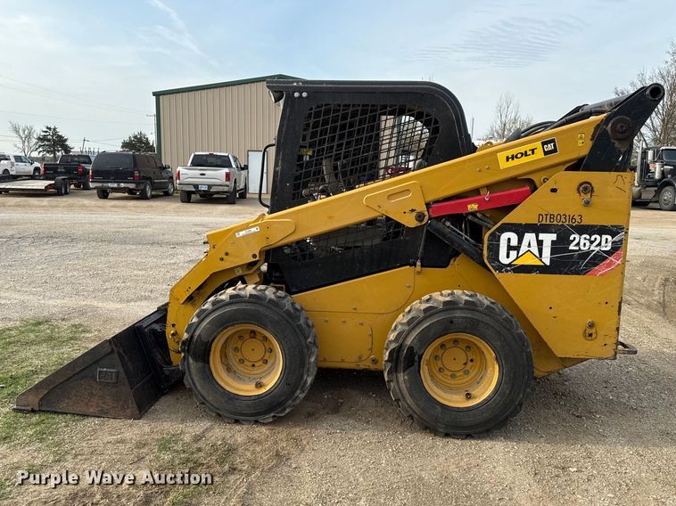 image for item EV7659 2015 Caterpillar 262D skid steer loader