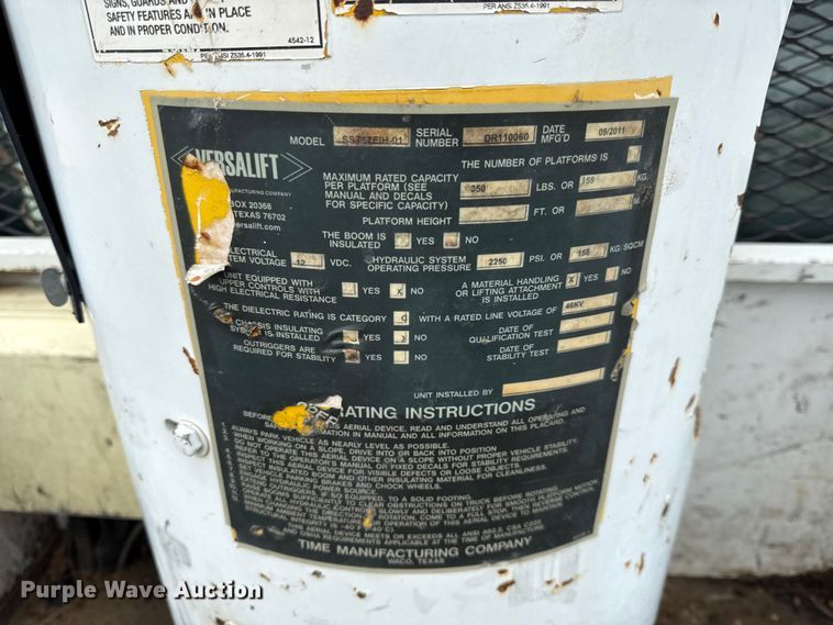 image for item EV7700 2012 Ford F550 bucket truck