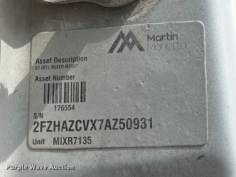 image for item FB3316 2007 Sterling L9500 ready mix truck