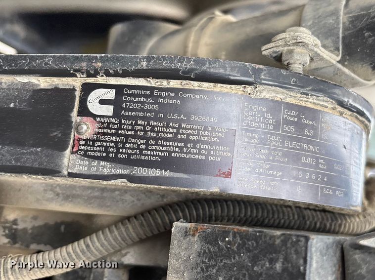 image for item FB3317 2002 Sterling L8500 ready mix truck