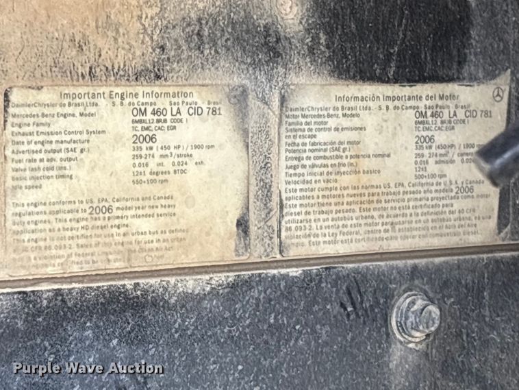 image for item FB3319 2007 Sterling L9500 ready mix truck