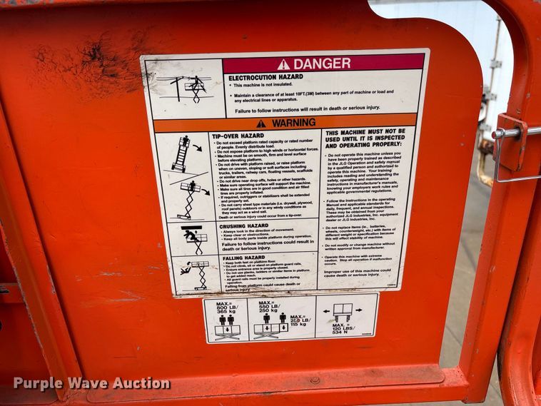 image for item FB3355 JLG 4069LE scissor lift