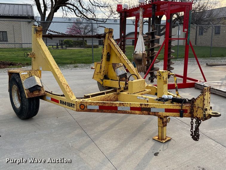 image for item FB3376 2001 Fairmont Steel Products RH418RT reel trailer