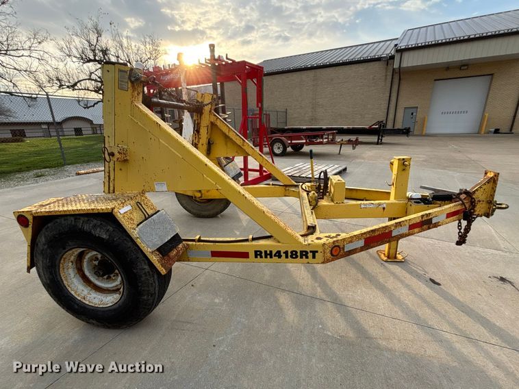 image for item FB3376 2001 Fairmont Steel Products RH418RT reel trailer