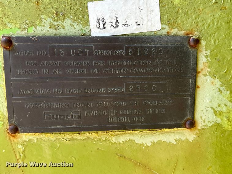 image for item FB3650 1969 Texrex TS-14 conventional scraper 