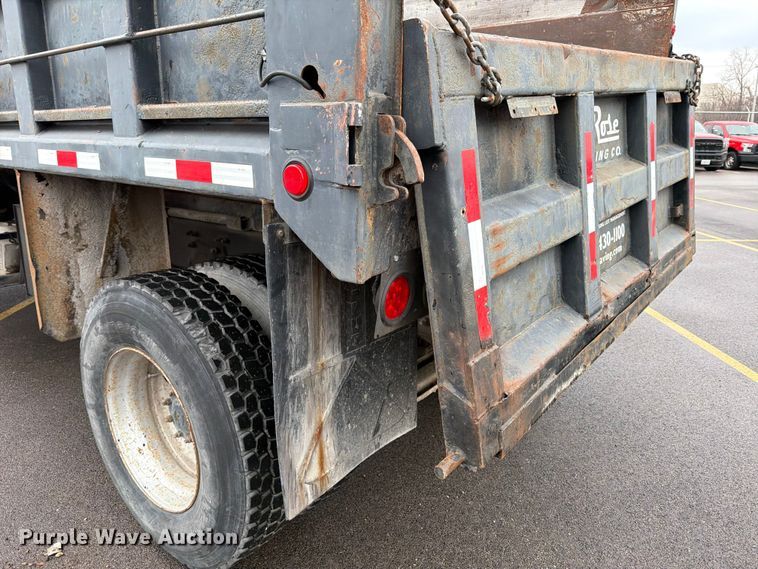 image for item FB8053 2002 Freightliner FL70 Crew Cab dump truck