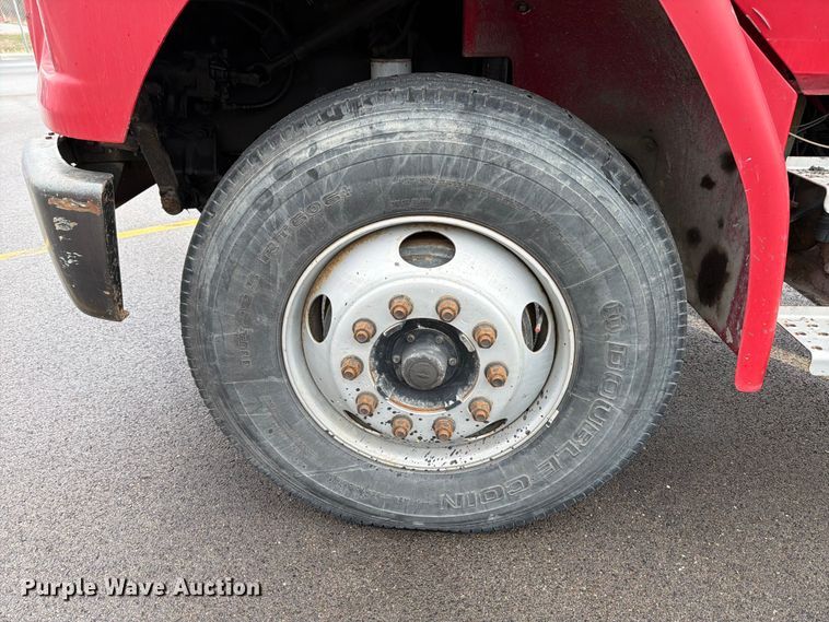 image for item FB8053 2002 Freightliner FL70 Crew Cab dump truck