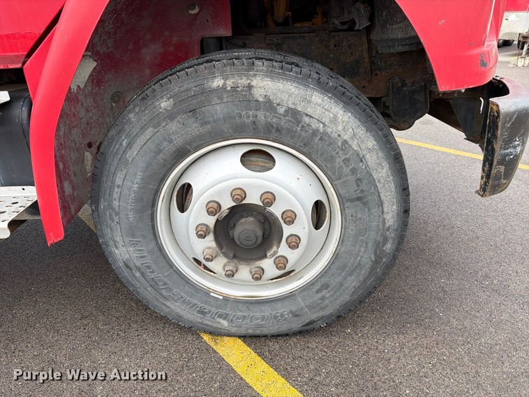 image for item FB8053 2002 Freightliner FL70 Crew Cab dump truck