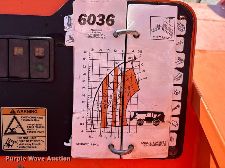 image for item FC2167 2015 Skytrak 6036 telehandler