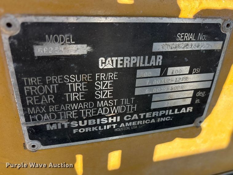 image for item FC2168 Caterpillar GP25K forklift
