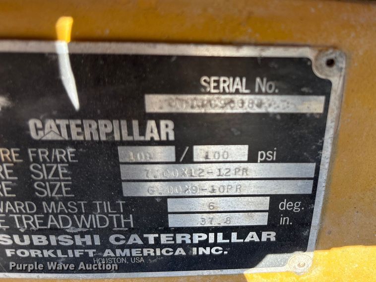 image for item FC2168 Caterpillar GP25K forklift