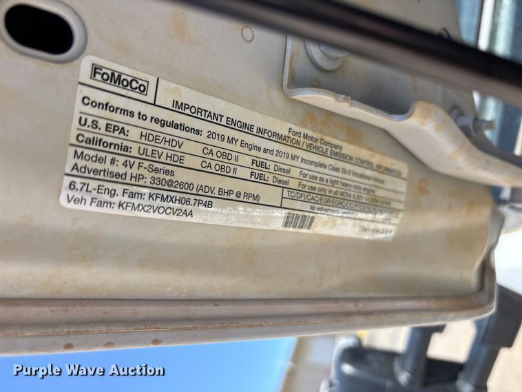 image for item FC2213 2019 Ford F350 Super Duty XL bucket truck