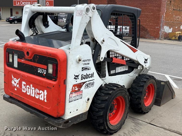 image for item FC4568 2017 Bobcat S570 skid steer loader