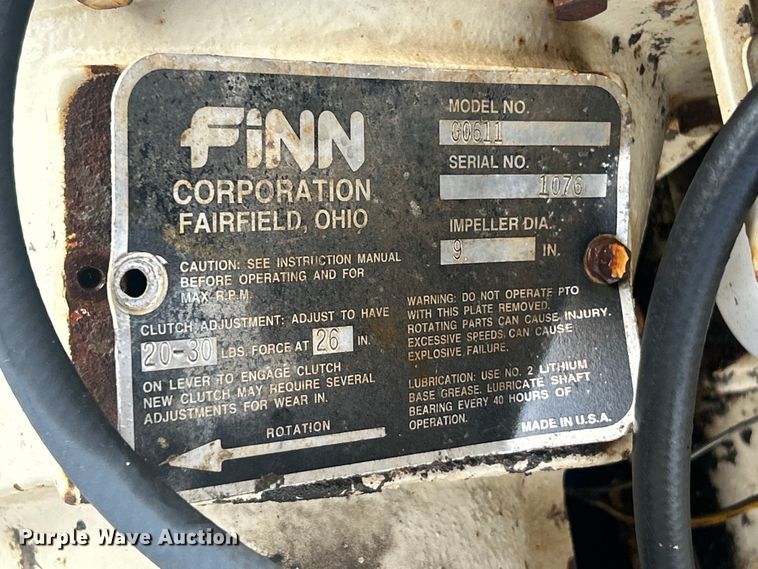 image for item FC5176 Finn T120 Hydro Seeder hydroseeder