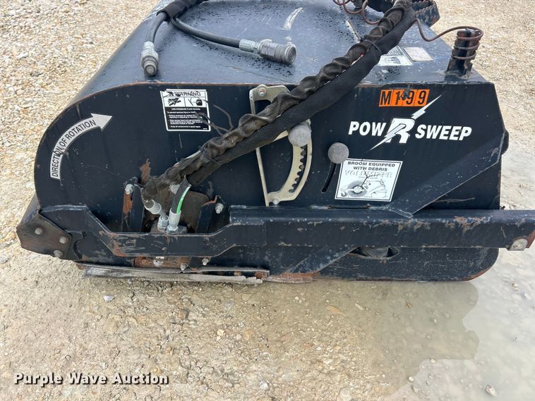 image for item FC5321 Bradco Power Sweep 33609 skid steer broom