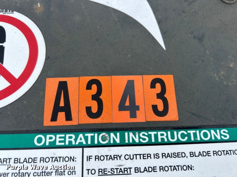 image for item FC5332 2015 Bobcat 72 skid steer rotary mower