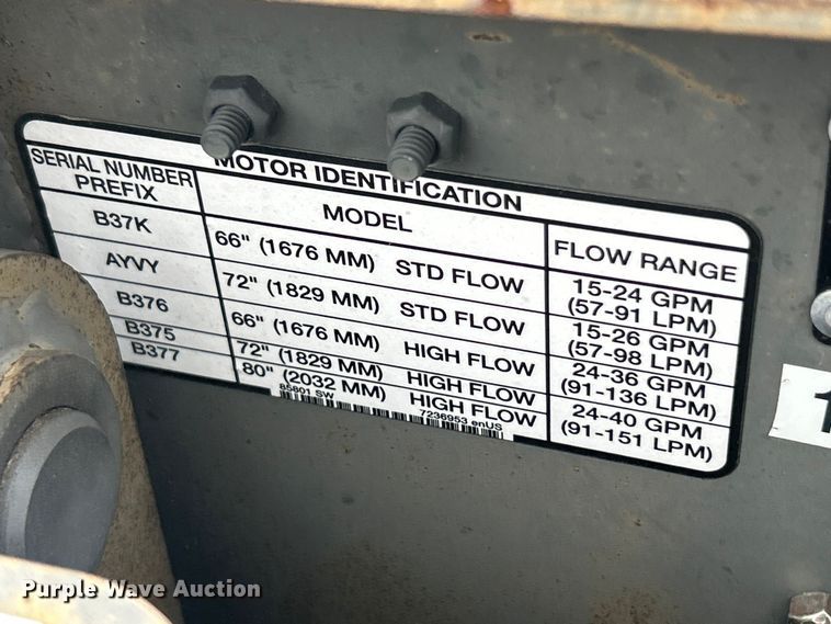 image for item FC5332 2015 Bobcat 72 skid steer rotary mower