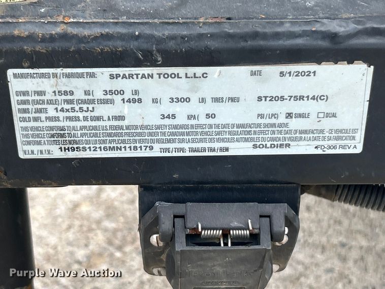 image for item FC5345 2021 Spartan  Soldier vacuum excavator