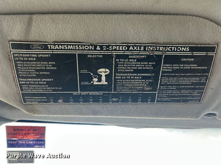 image for item FC5368 2004 Ford F750 Super Duty dump truck