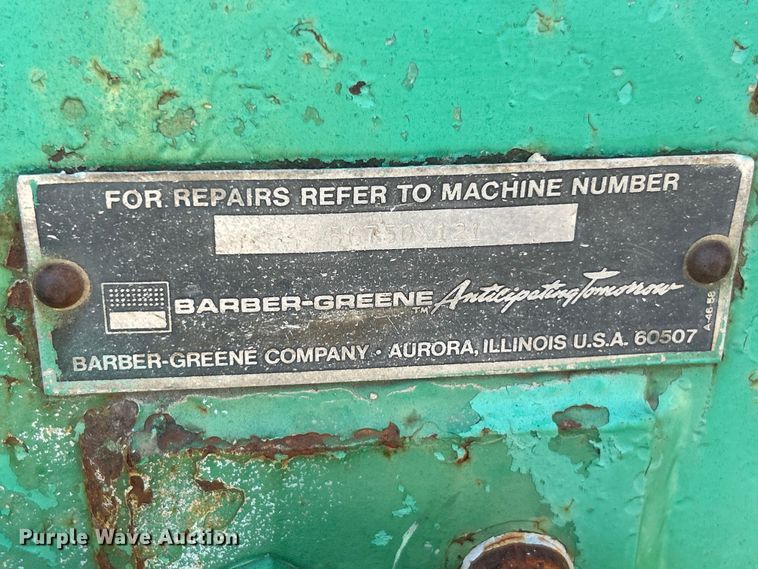image for item FC5376 Barber-Green BG750 road widener
