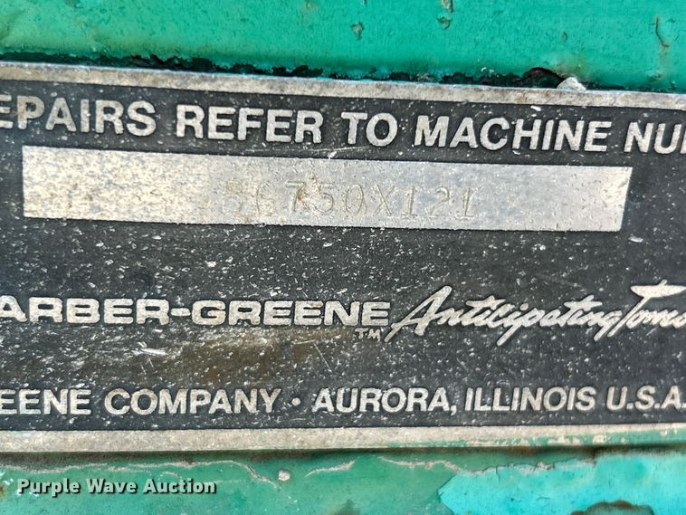 image for item FC5376 Barber-Green BG750 road widener