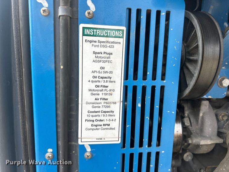 image for item FC5410 2012 Genie Z-45/25 boom lift