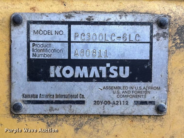 image for item FC5548 1997 Komatsu PC300LC-6LC excavator