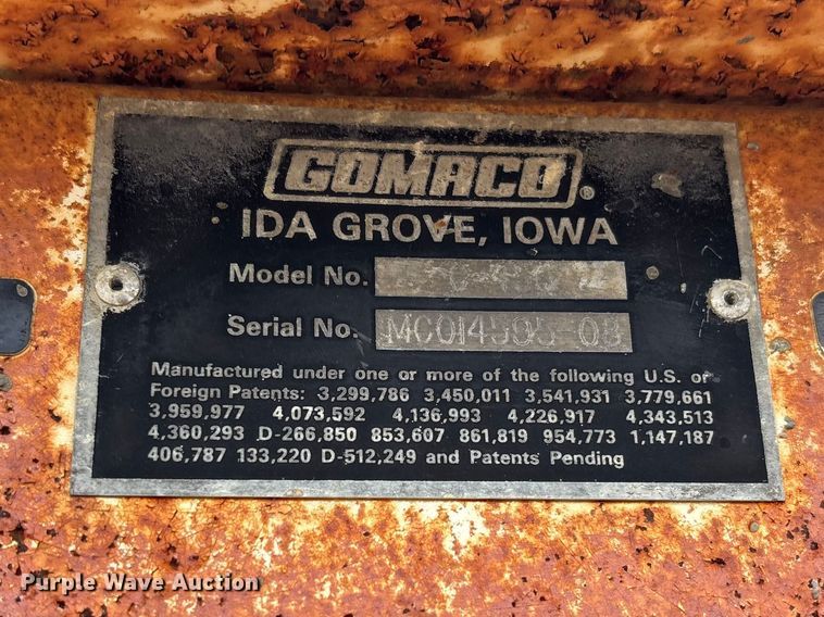 image for item FC5553 1987 Gomaco C-450 bridge deck finisher