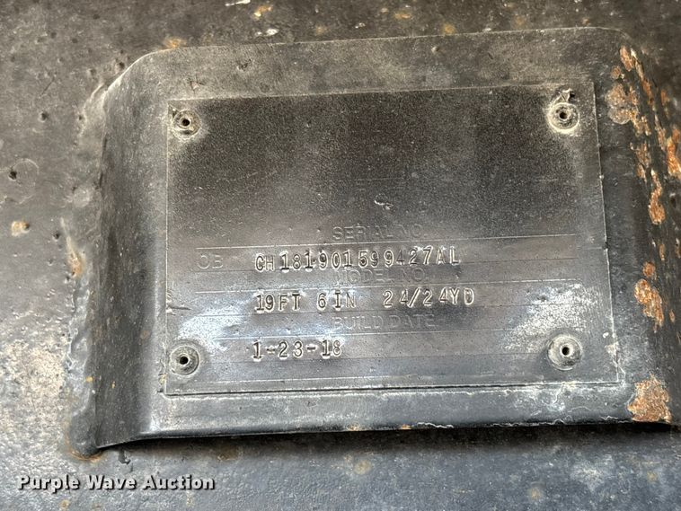 image for item FC5567 2018 Mack GU713 dump truck