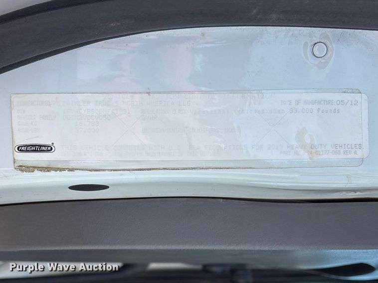 image for item FG0199 2013 Freightliner M2 bucket truck