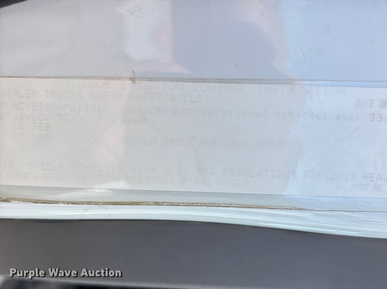 image for item FG0199 2013 Freightliner M2 bucket truck