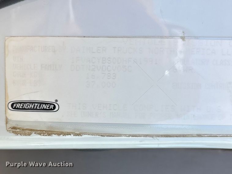 image for item FG0199 2013 Freightliner M2 bucket truck