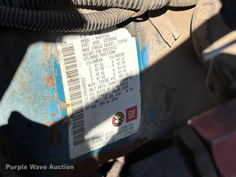 image for item FG0225 1987 GMC 7000 utility / service truck