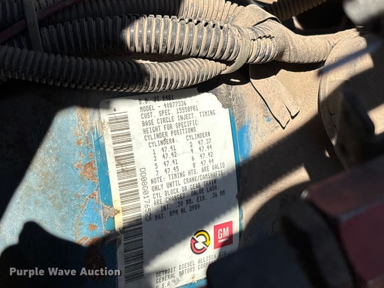 image for item FG0225 1987 GMC 7000 utility / service truck