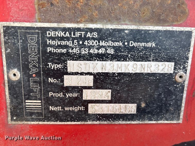 image for item FG2744 1994 Denka 328 boom lift