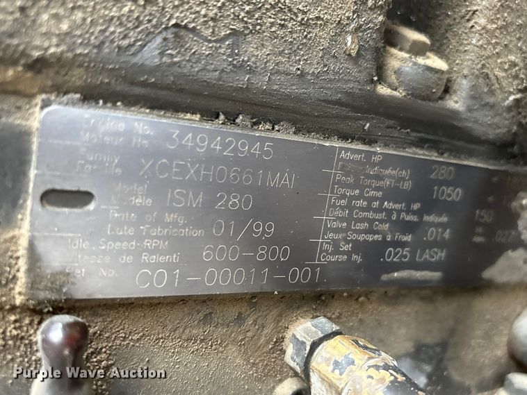 image for item FG2824 1999 Sterling L9511 ready mix truck