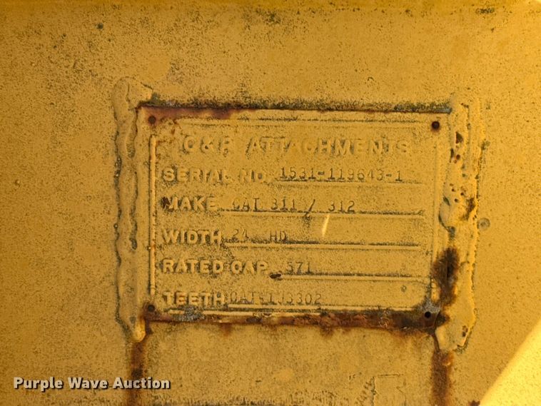 image for item FH6513 (2) C&P excavator buckets