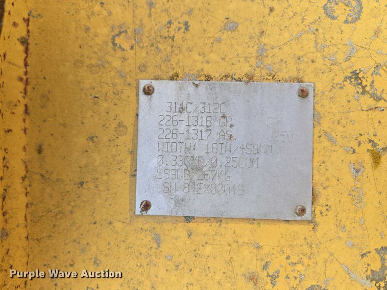 image for item FH6528 (3) Caterpillar excavator buckets