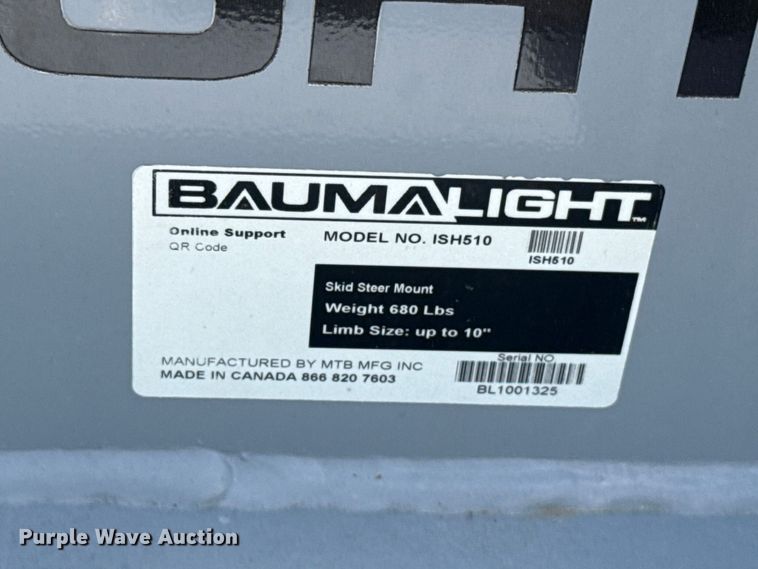 image for item FH6572 Bauma Light ISH510 skid steer tree shear