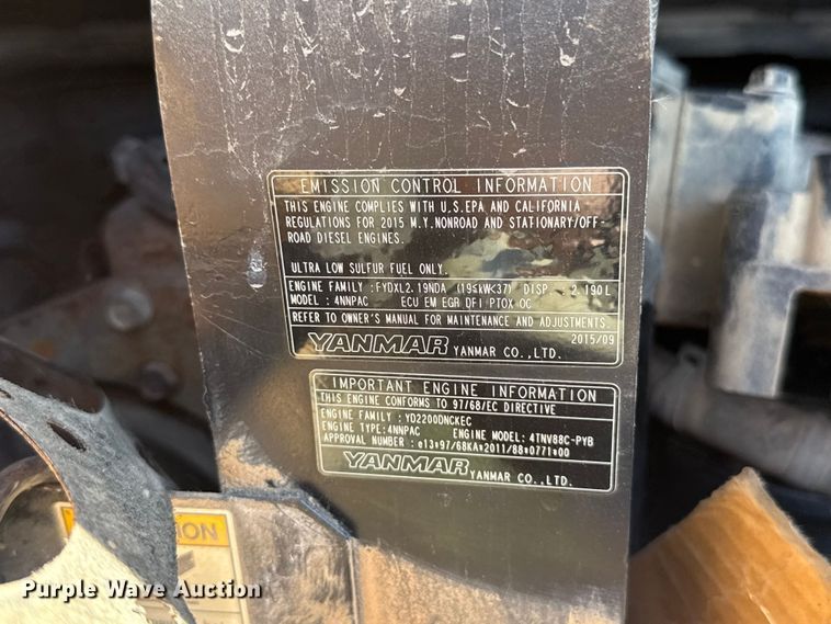 image for item FH6597 2015 Case CX55B mini excavator