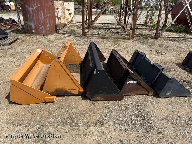 image for item FH6603 (5) skid steer buckets